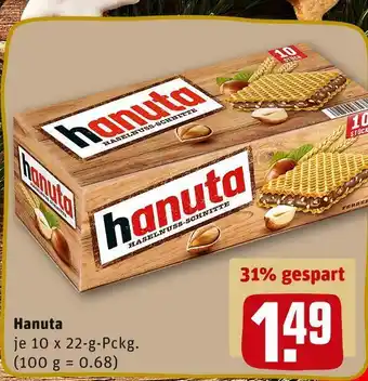 REWE Ferrero hanuta Angebot