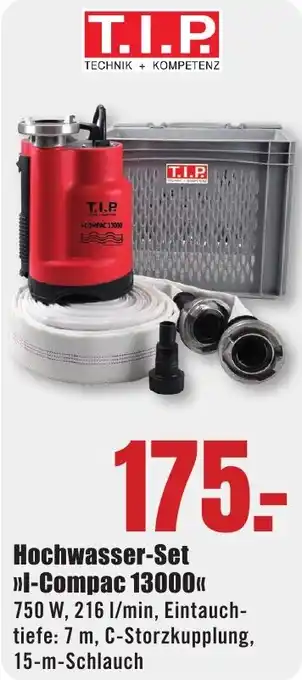 B1 Discount Baumarkt T.I.P Hochwasser-Set l-Compac 13000 Angebot