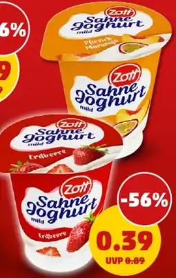 PENNY ZOTT Sahne Joghurt Angebot