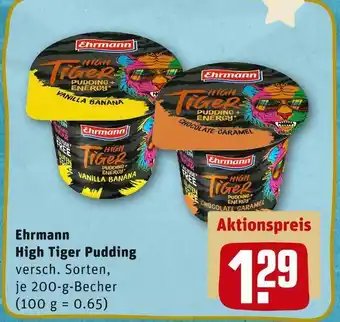 REWE Ehrmann high tiger pudding Angebot