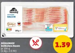 PENNY MÜHLENHOF Delikatess Bacon Angebot