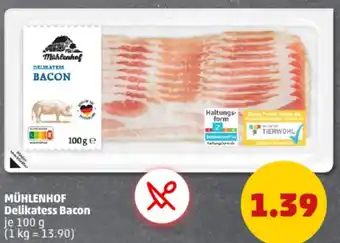 PENNY MÜHLENHOF Delikatess Bacon Angebot