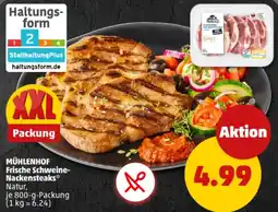 PENNY MÜHLENHOF Frische Schweine Nackensteaks Angebot