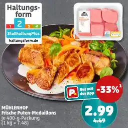 PENNY MÜHLENHOF Frische Puten-Medaillons Angebot