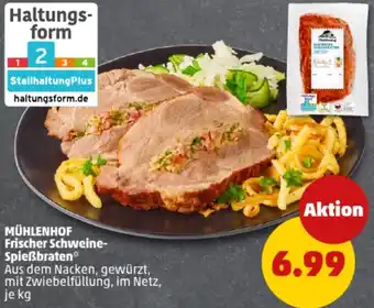 PENNY MÜHLENHOF Frischer Schweine Spießbraten Angebot