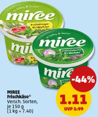 PENNY MIREE Frischkäse Angebot