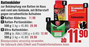 B1 Discount Baumarkt Rattenköder Angebot