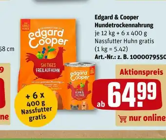 REWE Edgard & cooper hundetrockennahrung Angebot