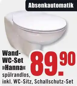 B1 Discount Baumarkt Wand WC-Set Hanna Angebot