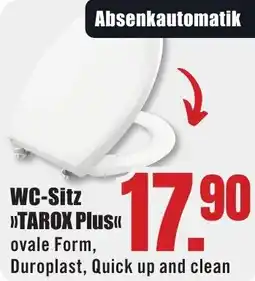 B1 Discount Baumarkt WC-Sitz TAROX Plus Angebot