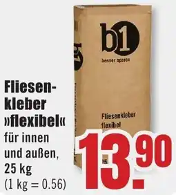 B1 Discount Baumarkt b1 Fliesenkleber flexibel Angebot