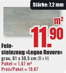 B1 Discount Baumarkt Feinsteinzeug Legno Rovere Angebot