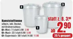 B1 Discount Baumarkt Kunststofftonne Angebot