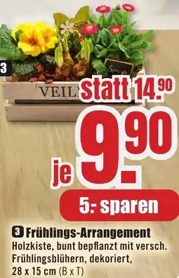 B1 Discount Baumarkt Frühlings-Arrangement Angebot