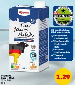 PENNY MILPRIMA Faire H-Milch Angebot