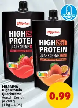 PENNY MILPRIMA High Protein Quarkcreme Angebot