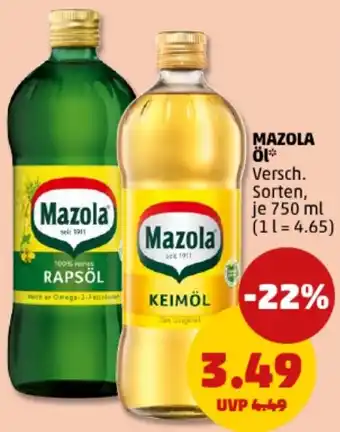 PENNY MAZOLA Öl Angebot