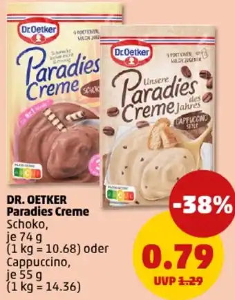 PENNY DR. OETKER Paradies Creme Angebot