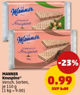 PENNY MANNER Knuspino Angebot