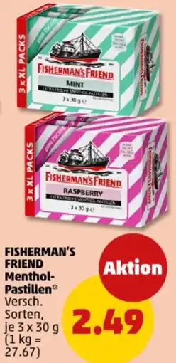 PENNY FISHERMAN'S FRIEND Menthol Pastillen Angebot