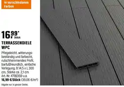 OBI Terrassendiele WPC Angebot