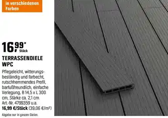 OBI Terrassendiele WPC Angebot