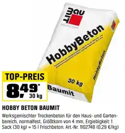 OBI Hobby beton baumit Angebot