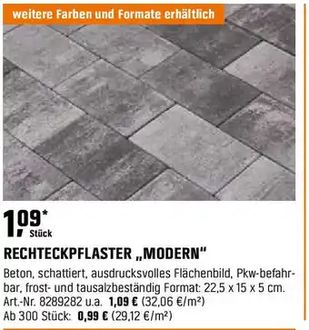 OBI Rechteckpflaster,,modern" Angebot