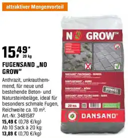 OBI Fugensand,,no grow" Angebot