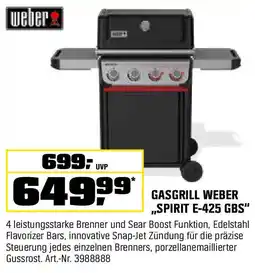 OBI Gasgrill weber ,,spirit E-425 GBS" Angebot