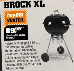 OBI Holzkohle-Kugelgrill Angebot