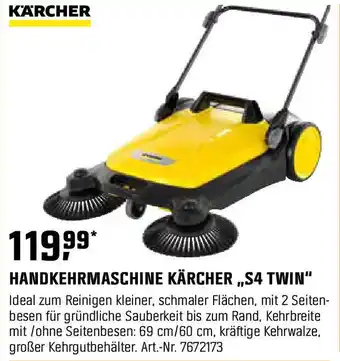 OBI Handkehrmaschine kärcher „,S4 TWIN" Angebot