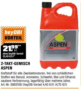 OBI 2-takt-gemisch ASPEN Angebot