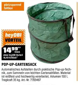 OBI Pop-up-gartensack Angebot