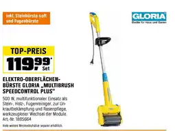 OBI GLORIA Elektro-oberflächen- bürste gloria,,multibrush speedcontrol plus" Angebot