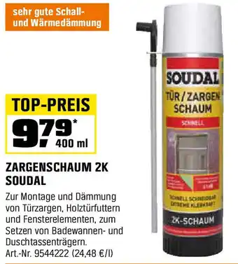 OBI Zargenschaum 2k SOUDAL Angebot