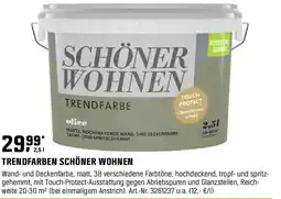 OBI Trendfarben schöner wohnen Angebot