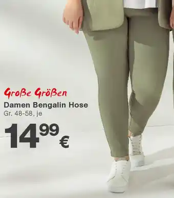 KiK Damen Bengalin Hose Angebot