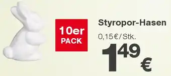 KiK Styropor-Hasen Angebot