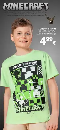 KiK MINECRAFT Jungen T-Shirt Angebot