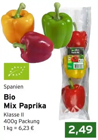 CAP Markt Spanien Bio Mix Paprika Angebot