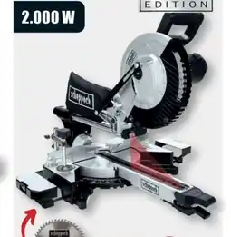 B1 Discount Baumarkt Scheppach Kapp- Zugsäge MST 254 Black Edition Angebot