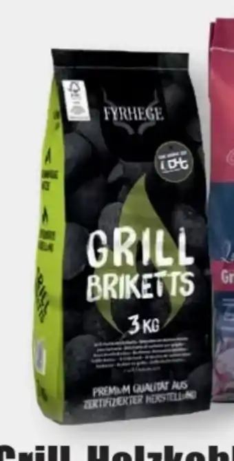 B1 Discount Baumarkt Fyrhege Grill-Holzkohlebriketts Angebot