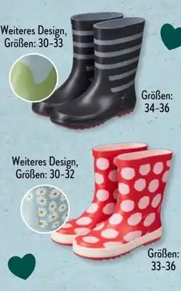 Aldi Süd Lily & Dan Kinder Regenstiefel Angebot