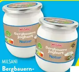 Aldi Süd Milsani Bergbauern-Naturjoghurt Angebot