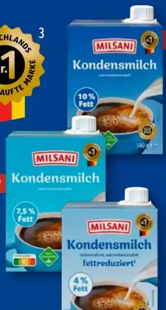 Aldi Süd Milsani Kondensmilch Angebot