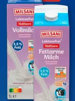 Aldi Süd Milsani Laktosefreie H-Milch Angebot