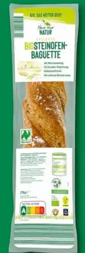 Aldi Süd Nur Natur Bio-Steinofenbaguette Angebot