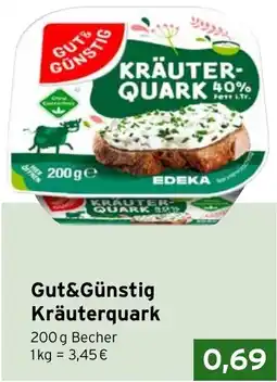 CAP Markt Gut&Günstig Kräuterquark Angebot