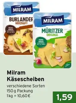 CAP Markt Milram Käsescheiben Angebot